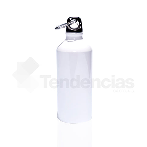 Caramañola 600 ml Blanca Llavero